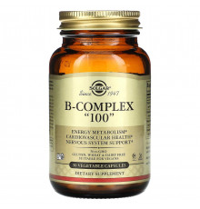 Вітаміни В-100 Solgar B-Complex "100" 50 вег капс