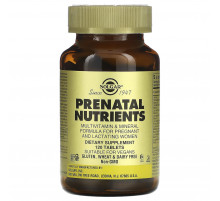 Вітаміни та мінерали для вагітних Solgar Prenatal Multivitamin & Mineral 120 таб