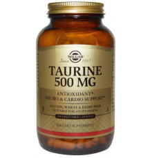 Таурин Solgar Taurine 500 мг 250 капс