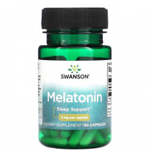 Мелатонін Swanson Melatonin 3 мг 60 капс