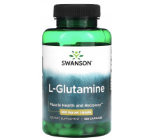 L- глютамін Swanson L-Glutamine 500 мг 100 капс