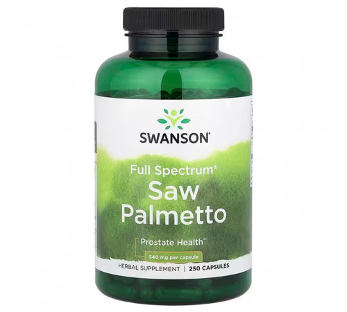 Со пальметто Swanson Saw Palmetto 540 мг 250 капс
