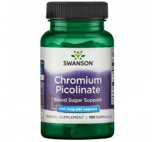 Хром пиколинат Swanson Chromium Picolinate 200 мкг 100 капс