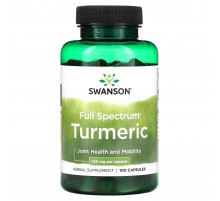 Куркума Swanson Turmeric 720 мг 100 капс