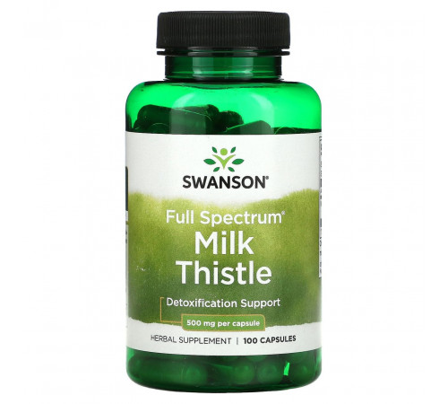 Розторопша Swanson Milk Thistle 1000 мг 100 капс