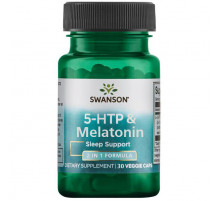 5 НТР + Мелатонин Swanson 5-Htp + Melatonin 30 вес капс