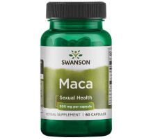 Мака Swanson Maca 500 мг 60 капс