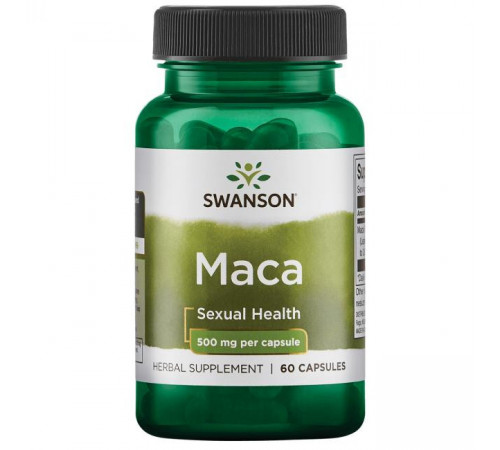 Мака Swanson Maca 500 мг 60 капс