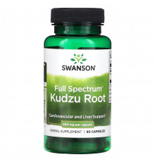 Кудзу корінь Swanson Kudzu Root 500 мг 60 капс