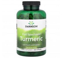 Куркума Swanson Turmeric Full Spectrumʼreg 1440 мг 240 капс