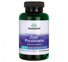 Піколінат цинку Swanson Zinc Picolinate 22 мг 60 капс