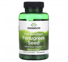 Пажитник Swanson Fenugreek Seed 610 мг 90 капс