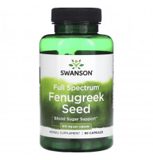 Пажитник Swanson Fenugreek Seed 610 мг 90 капс