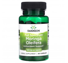 Моринга Swanson Moringa Oleifera 400 мг 60 капс
