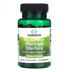 Моринга Swanson Moringa Oleifera 400 мг 60 капс