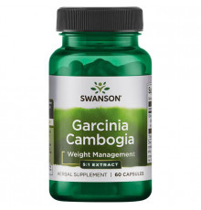 Гарцинія камбоджійська Swanson Garcinia Cambogia 5: 1 Extract 80 мг 60 капс