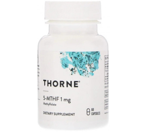 Метилфолат Thorne 5-MTHF 1 мг 60 капс