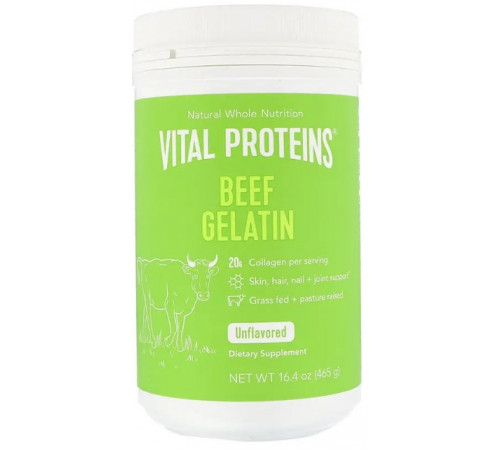 Желатин яловичий Vital Proteins Beef Gelatin 465 г без смаку