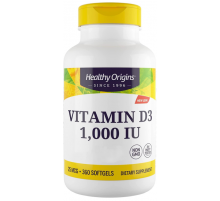 Вітамін Д3 в олії МСТ  Healthy Origins Vitamin D3 in MCT Oil 1000 МЕ 360 капс