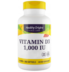 Витамин Д3 в масле МСТ Healthy Origins Vitamin D3 in MCT Oil 1000 МЕ 360 капс